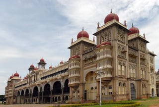 The beautiful Mysore Palace in Karnataka India
