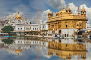 Sikh gurdwara Golden Temple Harmandir Sahib. Amritsar